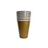 VASO 450 ML ORO X10